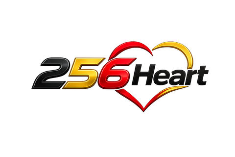256 Heart logo